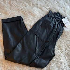 Zara Vegan Leather Pants